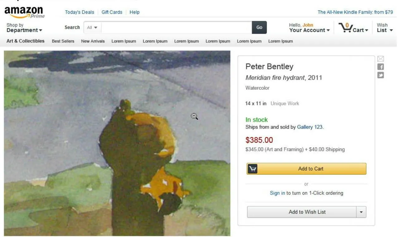 Guide de style de la catégorie Vendre sur Amazon : Beaux-arts