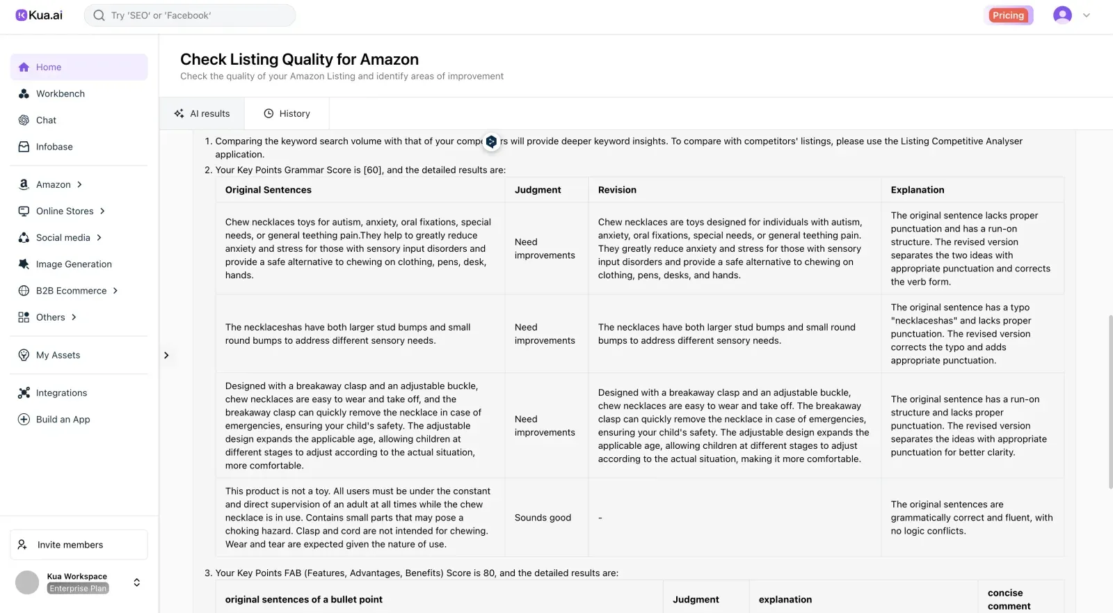 このシンプルなツールでAmazonリスティングの品質を無料で確認してください